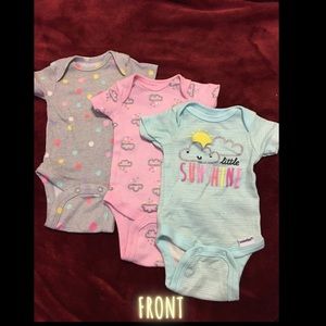 3-Piece Gerber Onesies